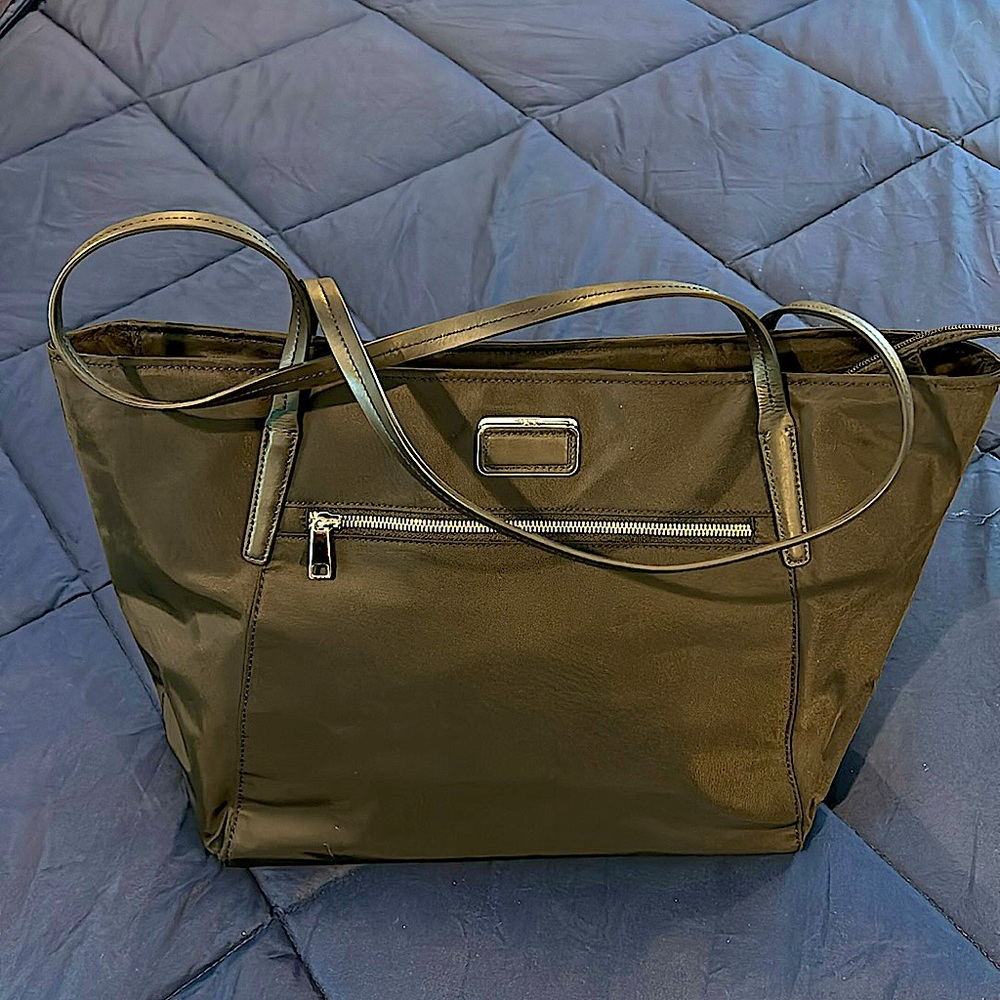 TUMI Travel Bag (Black) with luggage sleeve